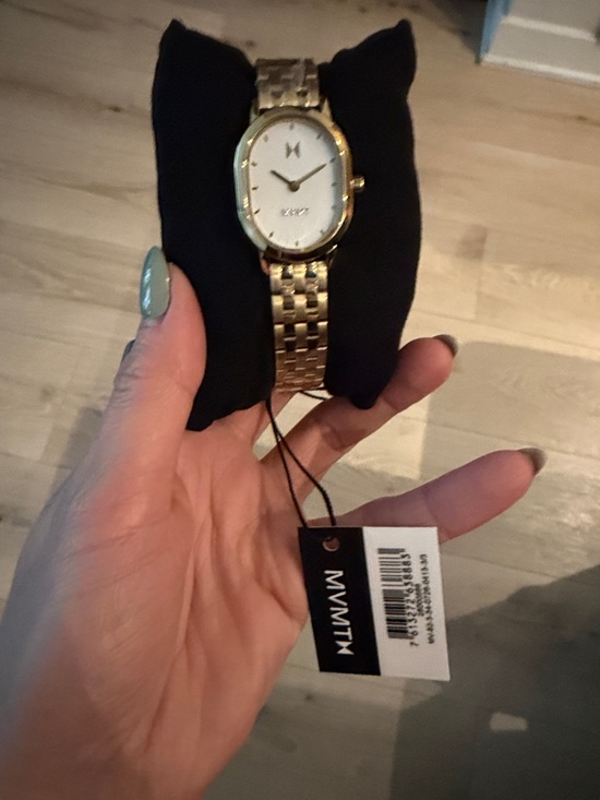 MVMT Accessories - NEW with tags MVMT Gold Tone Oval Bracelet Watch with White Face
